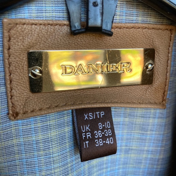 DANIER:  Genuine Leather Jacket - tan - Picture 9 of 14